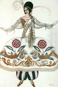 Costume design for Scheherazade, from Sleeping Beauty, 1921 by Leon Samoilovitch Bakst