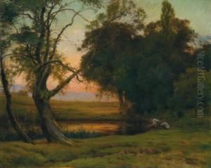 The Little Fishermen by Albert Charles Wallet