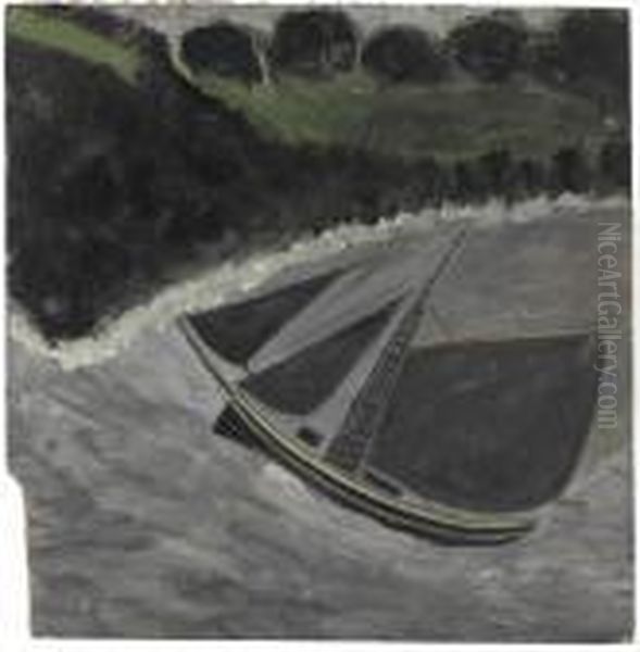A Fishing Boat Off The Coast - view 1