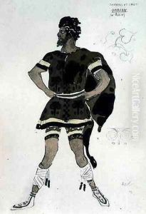 Costume for Darcon, from Daphnis and Chloe, c.1912