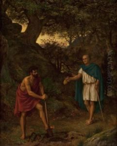 Timon And Flavis, From Timon Of Athens by Henry Wallis