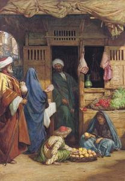 A Fruit Market, Suez - view 1