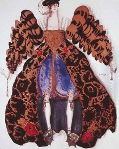 Costume design for the Ballet 'La Legende de Joseph', 1914 (1) by Leon Samoilovitch Bakst