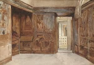 Interior Scenes Of Shakespeare's Birthplace, Stratford-upon-avon by Henry Wallis