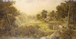 Livestock In A Valley