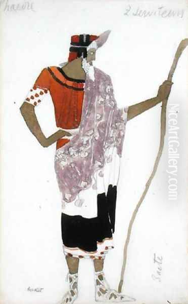 Costume Design for a servant from 'Phaedre', 1923 - view 1