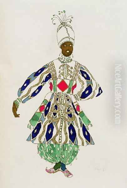 Costume for a 'negro', from Aladdin, 1916 - view 1