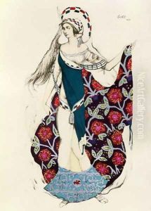 Costume design for a woman, from Judith, 1922 by Leon Samoilovitch Bakst