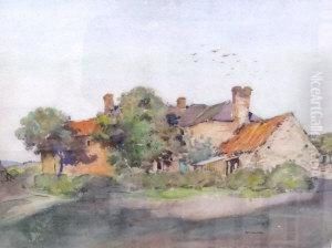 Farmstead In Summer by William Walls