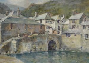 Cornish Village by James Ulric Walmsley