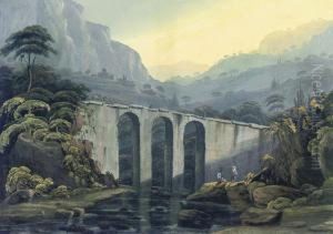 A Capriccio Landscape by Thomas Walmsley