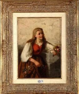 Jeune Fille Aux Fleurs
