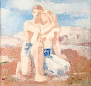 Daphnis And Chloe by Karl Walser