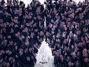 Scenery design for The Blooming of the Lilac, from Sleeping Beauty, 1921 by Leon Samoilovitch Bakst