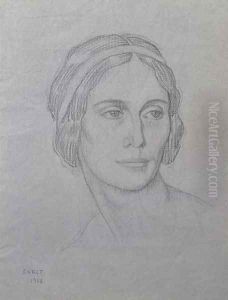 Portrait of Anna Pavlova (1881-1931), 1908 by Leon Samoilovitch Bakst