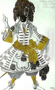 Costume design for Porphyrophores, from Sleeping Beauty, 1921 by Leon Samoilovitch Bakst