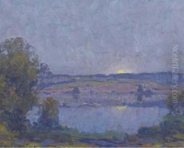 Early Moon Rise - view 1