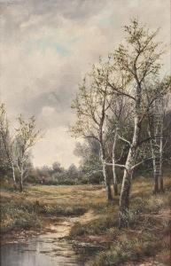 Birken Im Moor by Alfred Walter Williams