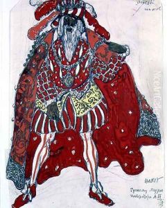 Costume of a Guest for the ballet 'Legend of Joseph', c.1914