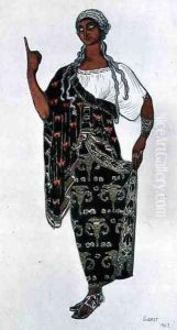 Costume design from Phedre, 1917 by Leon Samoilovitch Bakst