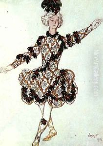 Costume design for the Fairy Cherry's Pageboy, from Sleeping Beauty, 1921 by Leon Samoilovitch Bakst