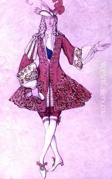 Costume design for the Princess' Page, from Sleeping Beauty, 1921 - view 1