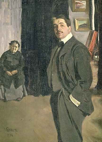Portrait of Sergei Pavlovich Diaghilev (1872-1929) with his Nurse, 1906 - view 1