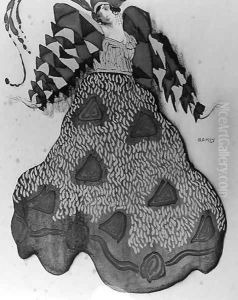 Costume design for the ballet 'La Legende de Joseph', 1914 (3) by Leon Samoilovitch Bakst