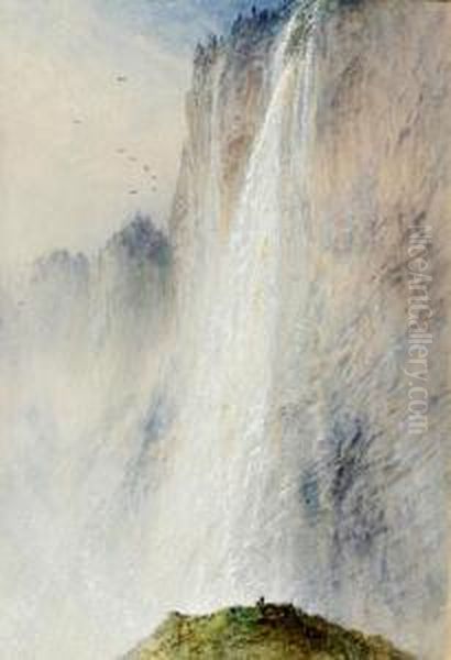 The Staulbach, Rainy Weather - view 1