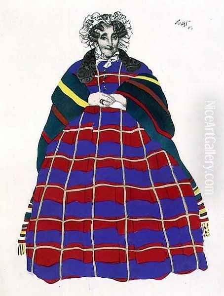 Costume Design for Madame Loenfowitch in Moscow in Olden Times, for the Spectacle of Russian Art, 1922 - view 1
