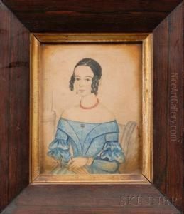 Portrait Of A Young Lady Wearing