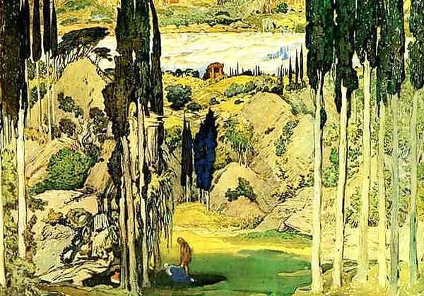 Stage Design for Daphnis and Chloe - view 1