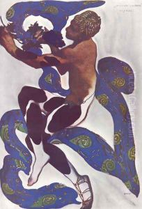 Vaslav Fomich Nijinsky by Leon Samoilovitch Bakst