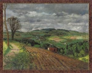 Ploughing The Fields by Hugo Walzer