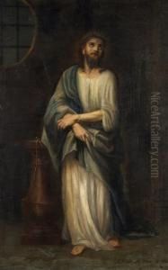Le Christ La Nuit Du Jeudi Saint by Joseph Wamps