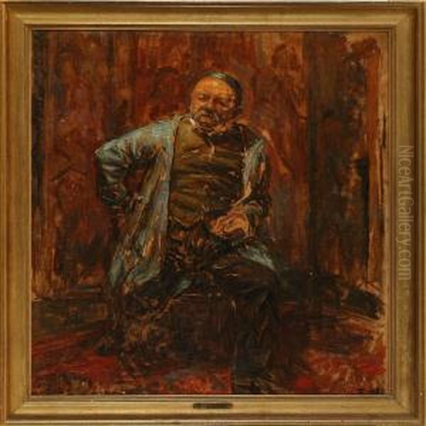 Portrait Of A Thepainter Kristian Zahrtmann - view 1