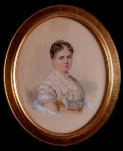 Portrait Of A Woman by Juan Buckingham Wandesforde