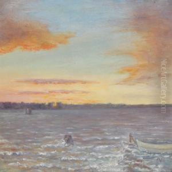 Sunset At A Fiord - view 1