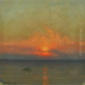 Sunset. by Albert Edward Wang