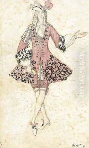 Le Prince Charmant a la cour by Leon Samoilovitch Bakst