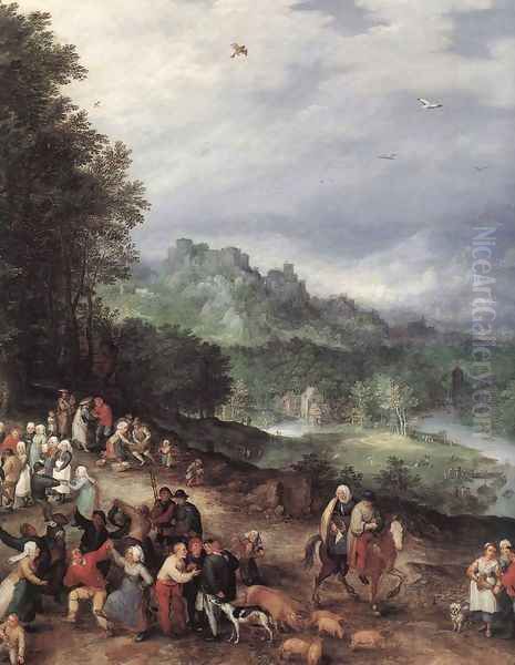 A Flemish Fair (detail 2) 1610s - view 1