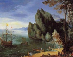 Bay with Ship of War