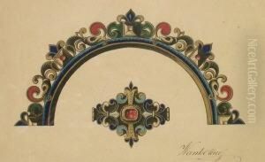Ornamente - Entwurfszeichnung, Illustration