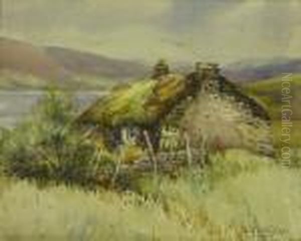 Croft With Lake In The Background - view 1