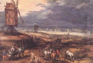 Landscape with Windmills c. 1607