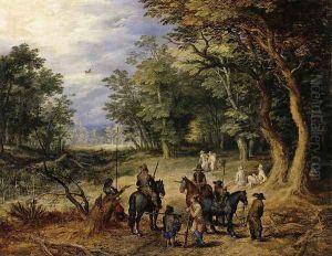 Guards in a Forest Clearing 1607