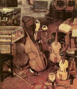 The Sense of Hearing (detail) 1618 by Jan The Elder Brueghel