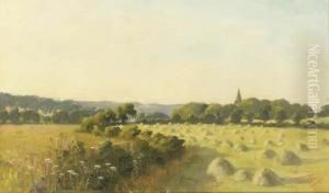 The Hay-harvest, Possibly On The Isle Of Man
