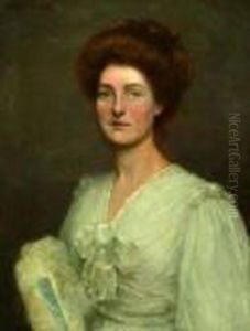 Portrait Of Mrs. Anderson, Signed And Dated 1907 Upper Left