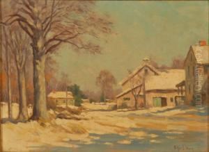 Untitled Winter Landscape by Arthur E. Ward